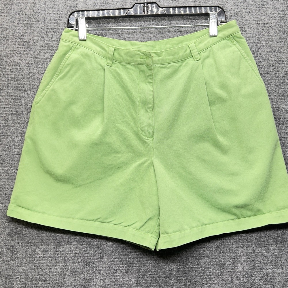 Lauren Ralph Lauren Green Shorts Women's Size 12 Classic Cotton Chino Casual